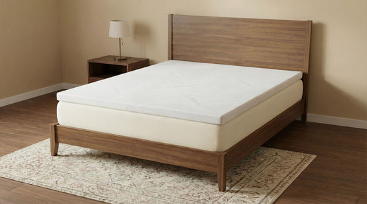 Cascade 3-inch Twin XL Cool Memory Foam Mattress Topper