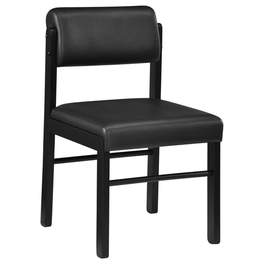 Kehoe Upholstered Dining Side Chair Black (Set of 2)