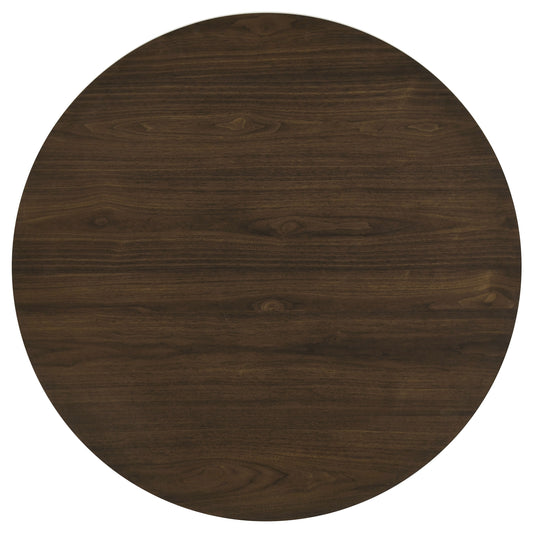 Hamlyn 43-inch Round Wood Dining Room Table Walnut