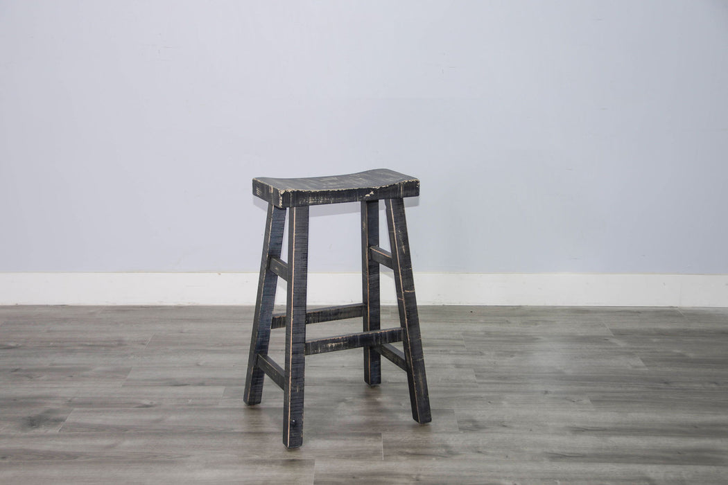 Marina - Stool With Wood Seat (Set of 2)