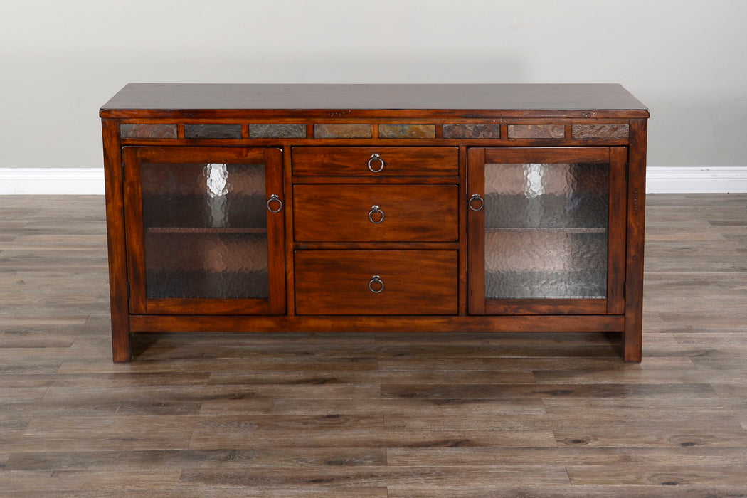 Santa Fe - 60" TV Console - Dark Chocolate
