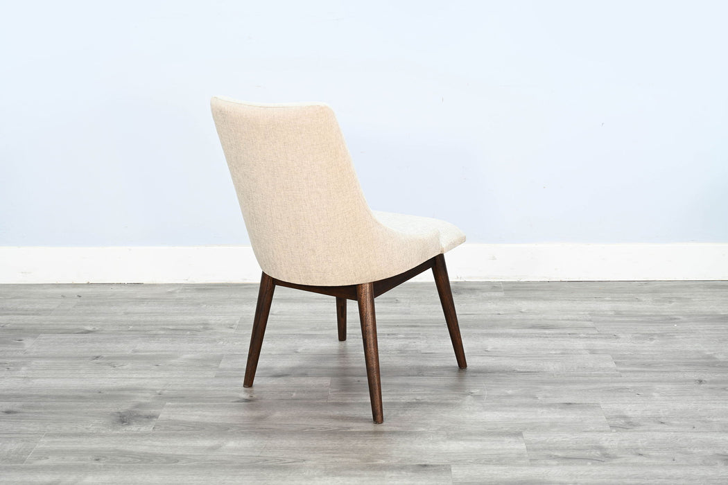 American Modern - Upholstered Cushion Seat Dining Chair (Set of 2) - Walnut