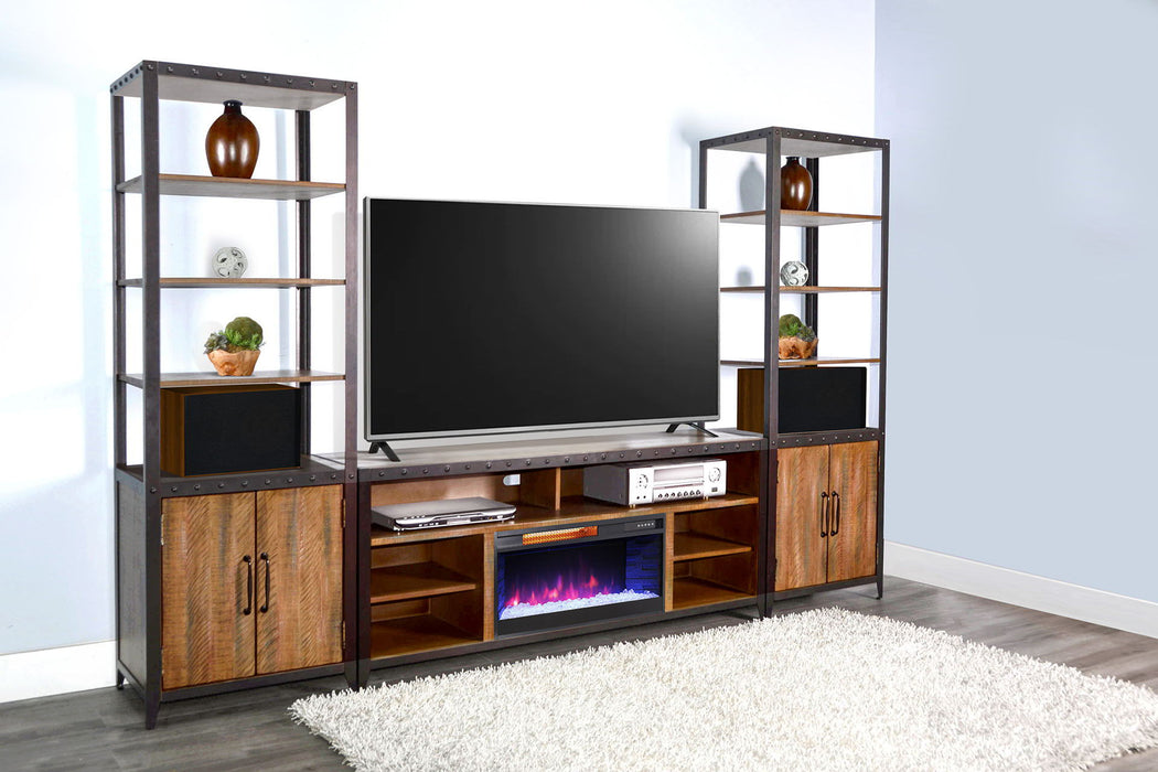 San Diego - Media Console - Antique Brown