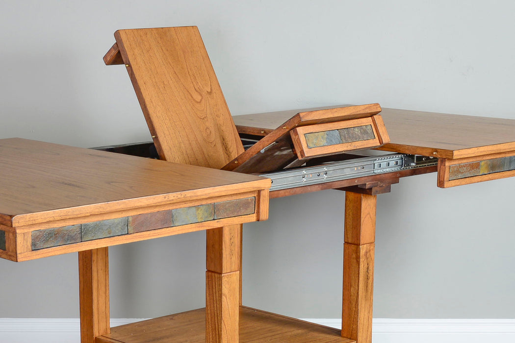 Sedona - Traditional Wood Dining Table - Rustic Oak