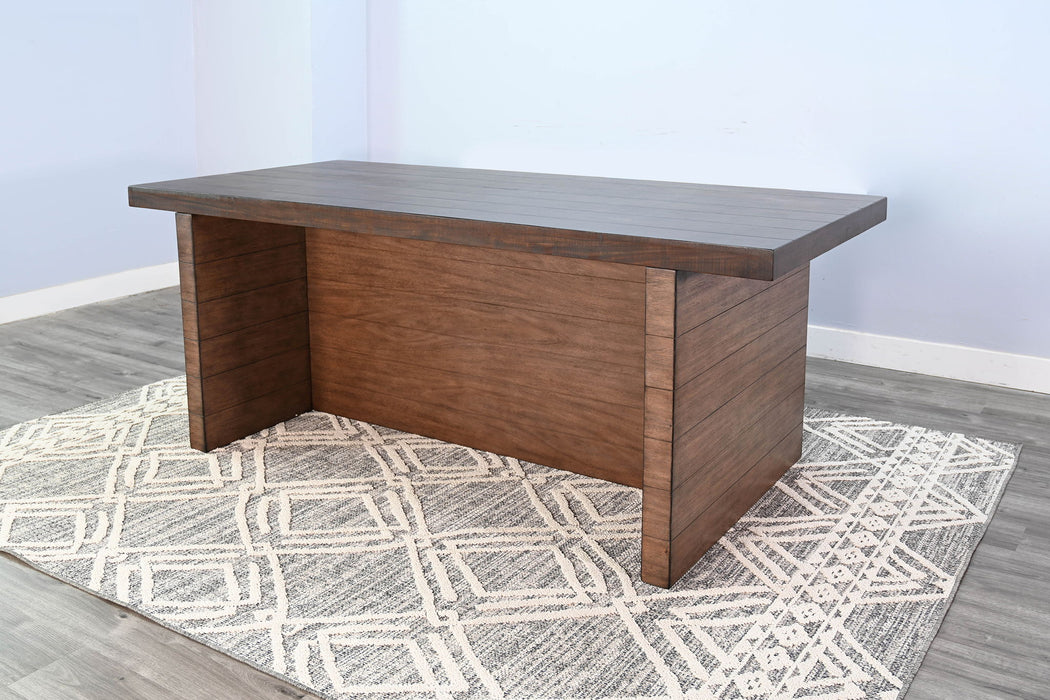 Boise - Counter Wood Dining Table - Tobacco Leaf / Buckskin
