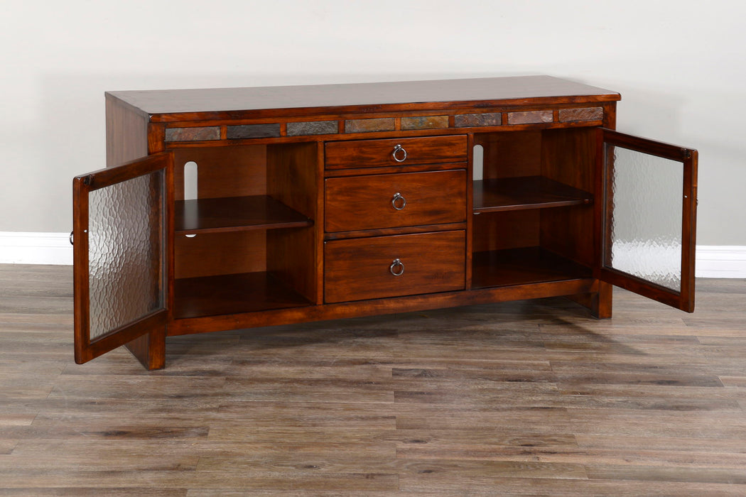 Santa Fe - 60" TV Console - Dark Chocolate