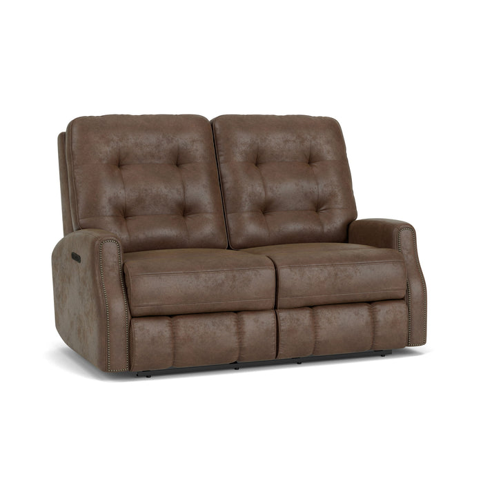 Devon - Reclining Loveseat, Nailhead Trim