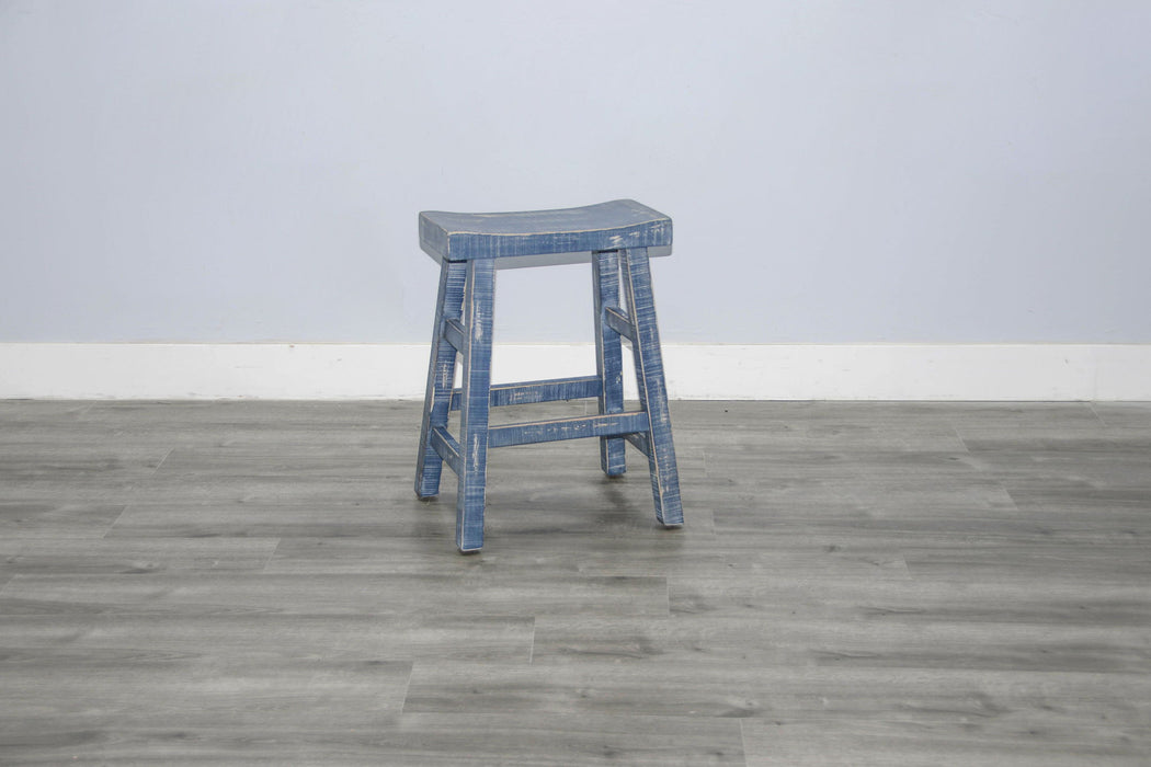 Marina - Stool With Wood Seat (Set of 2)