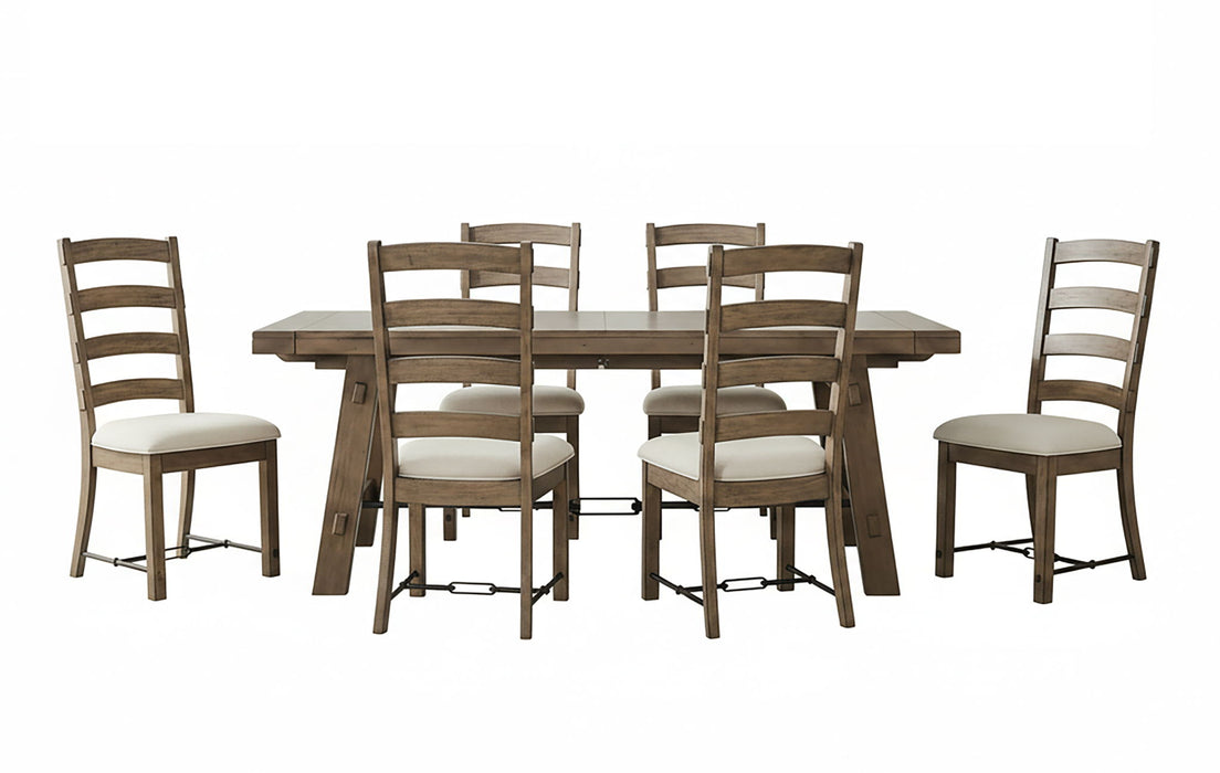 Doe Valley - Wood Dining Table With Extensions With Turnbuckle - Buckskin