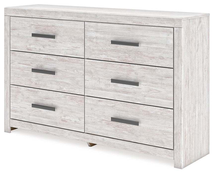 Cayboni - Six Drawer Dresser - Whitewash