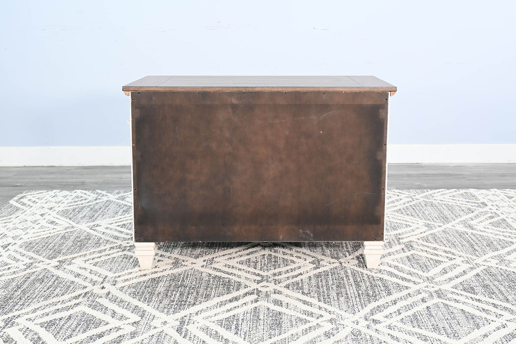 Pasadena - Lateral File Cabinet - Buckskin / Marble White
