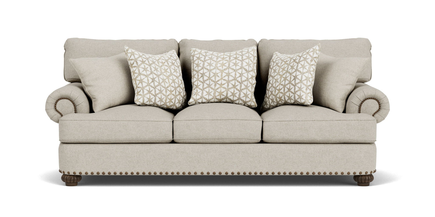 Patterson - Fabric Sofa, Nailhead Trim