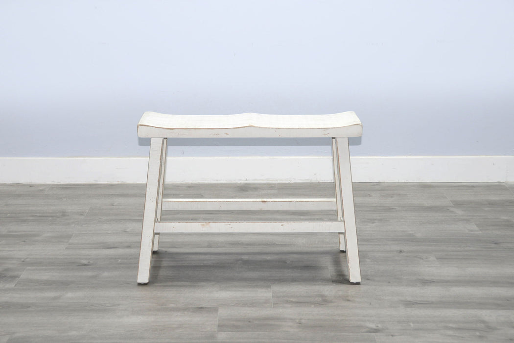 Marina - Bench With Wood Seat