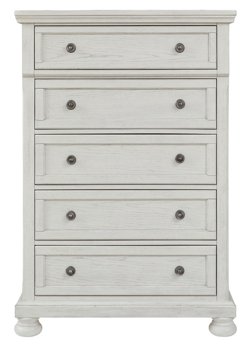 Robbinsdale - Five Drawer Chest - Antique White