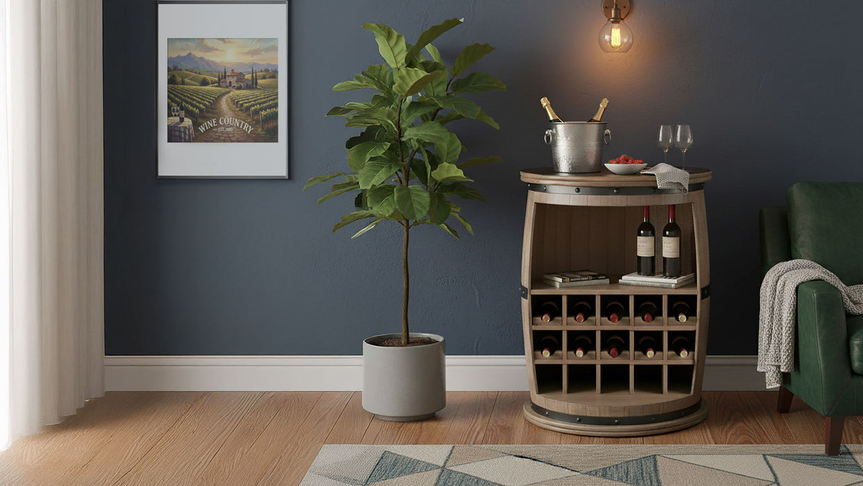 Wine Rack - Light Brown