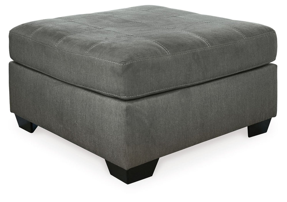 Pitkin - Oversized Accent Ottoman - Slate