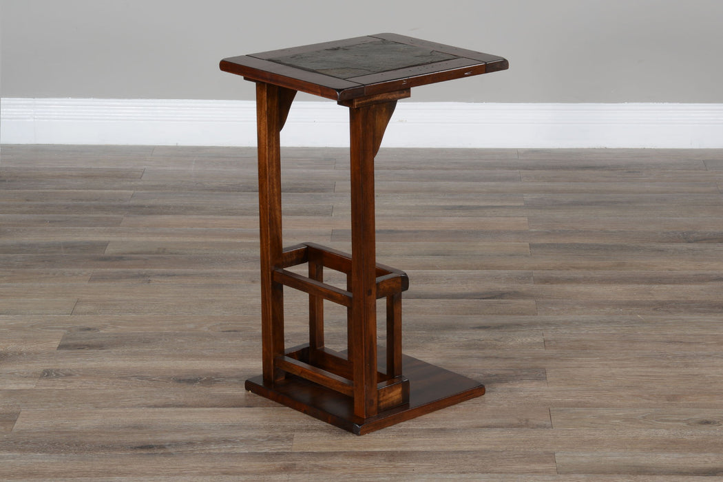 Santa Fe - Savannah 12.5" Traditional Wood Table - Dark Chocolate