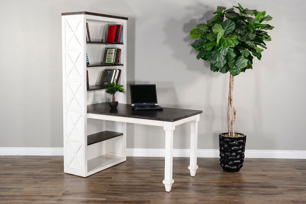 Carriage House - Bookcase / Open - Cottage White / Europen Dark