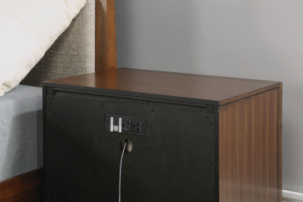 Ludwig - Nightstand - Dark Brown