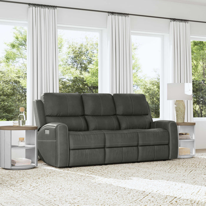 Linden - Power Reclining Sofa With Power Headrests & Lumbar