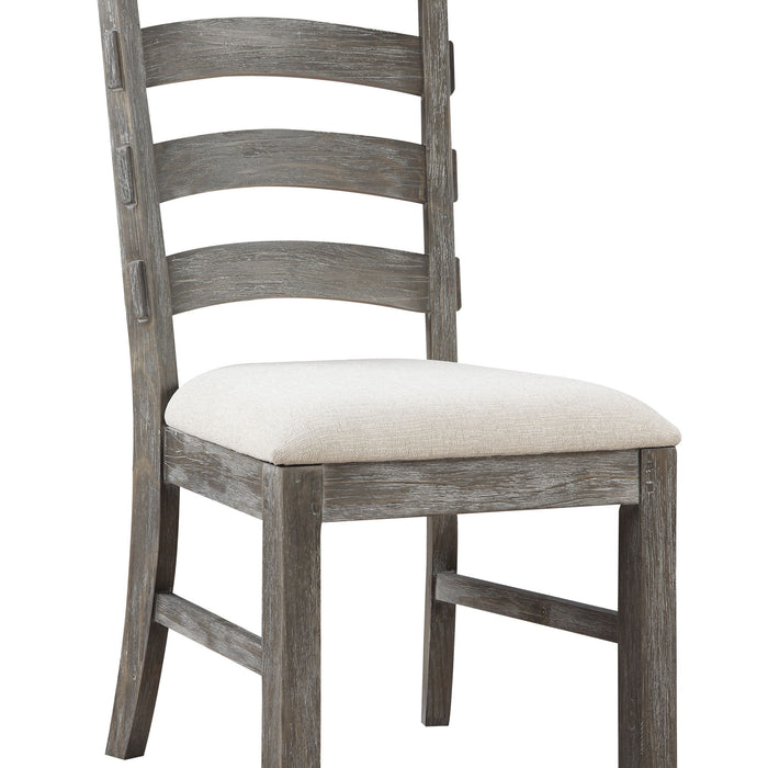 Paladin - Ladder-Back Side Chair - Weathered Gray