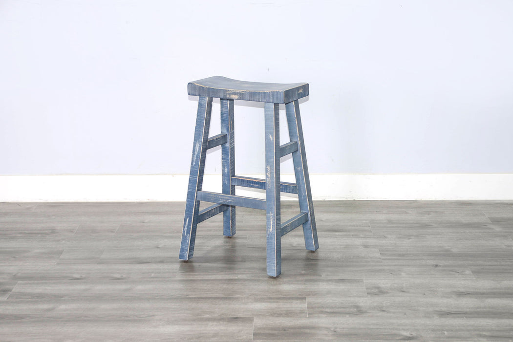 Marina - Stool With Wood Seat (Set of 2)