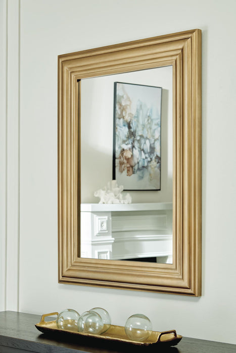 Keneriah - Accent Mirror - Gold Finish