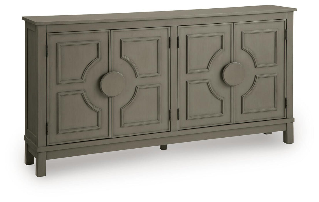 Darlock - Accent Cabinet - Warm Gray