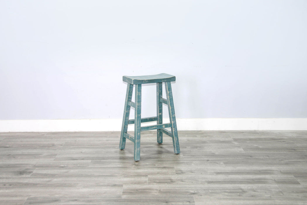 Marina - Stool With Wood Seat (Set of 2)