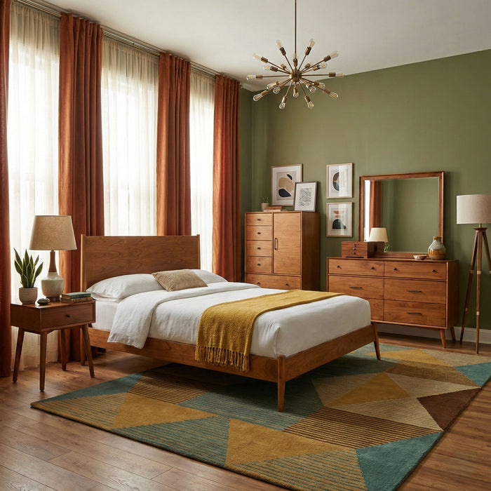 American Modern - Panel Bed