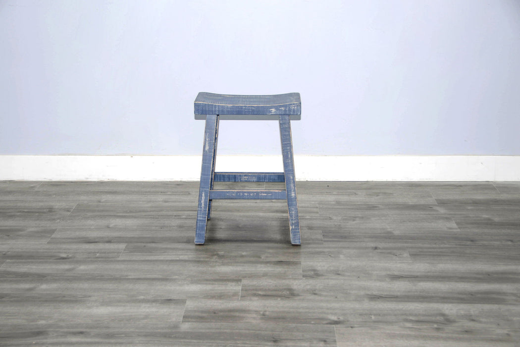 Marina - Stool With Wood Seat (Set of 2)