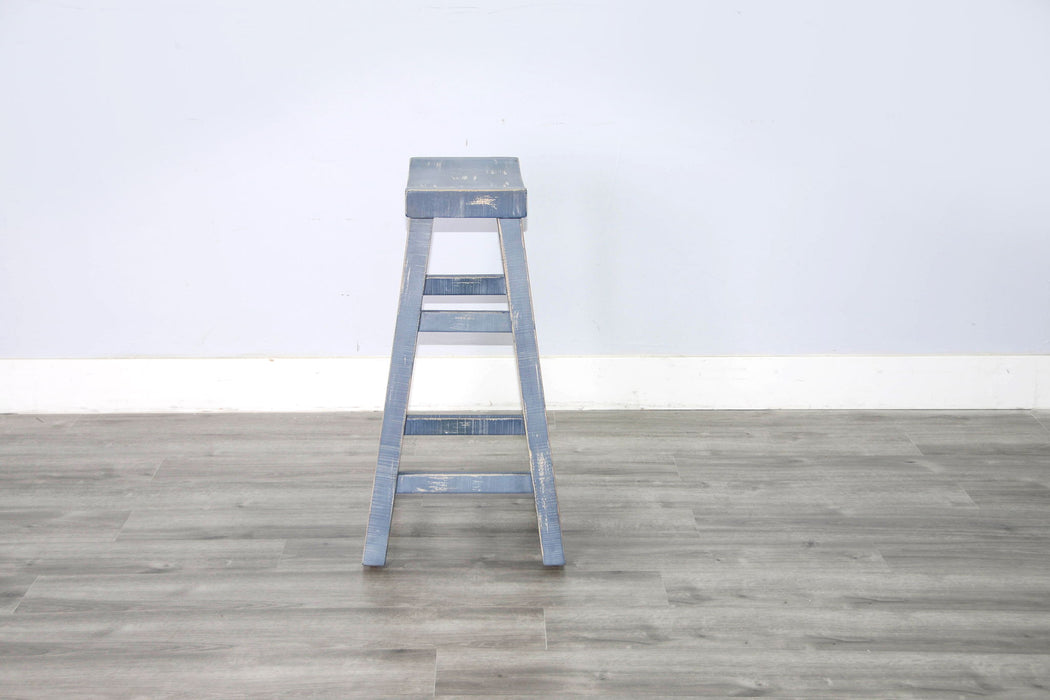 Marina - Stool With Wood Seat (Set of 2)