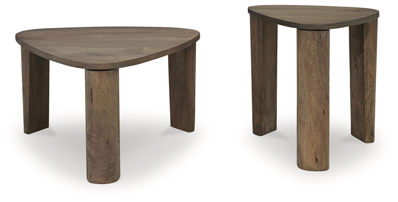 Reidport - Accent Cocktail Table Set (Set of 2) - Grayish Brown