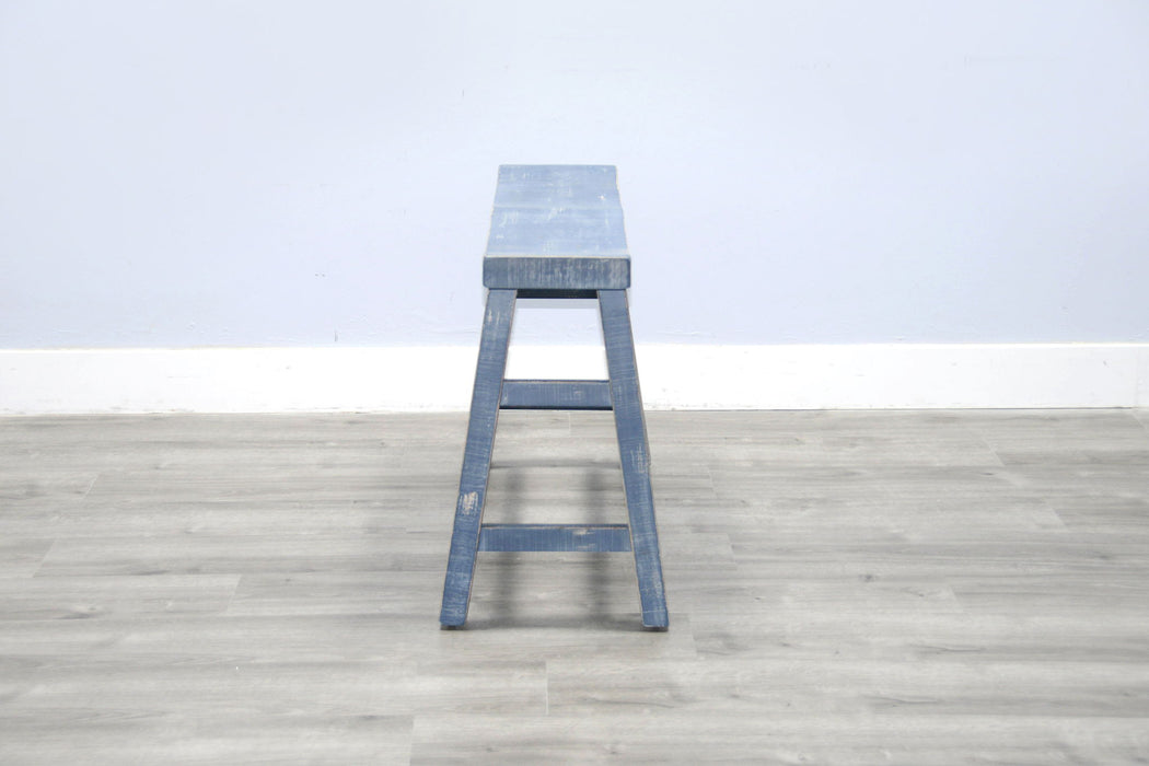 Marina - Bench With Wood Seat