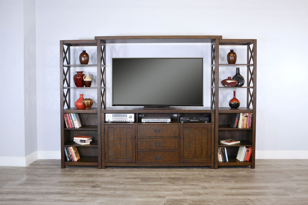 Homestead - Entertainment Wall (66,B,2Xp) - Tobacco Leaf