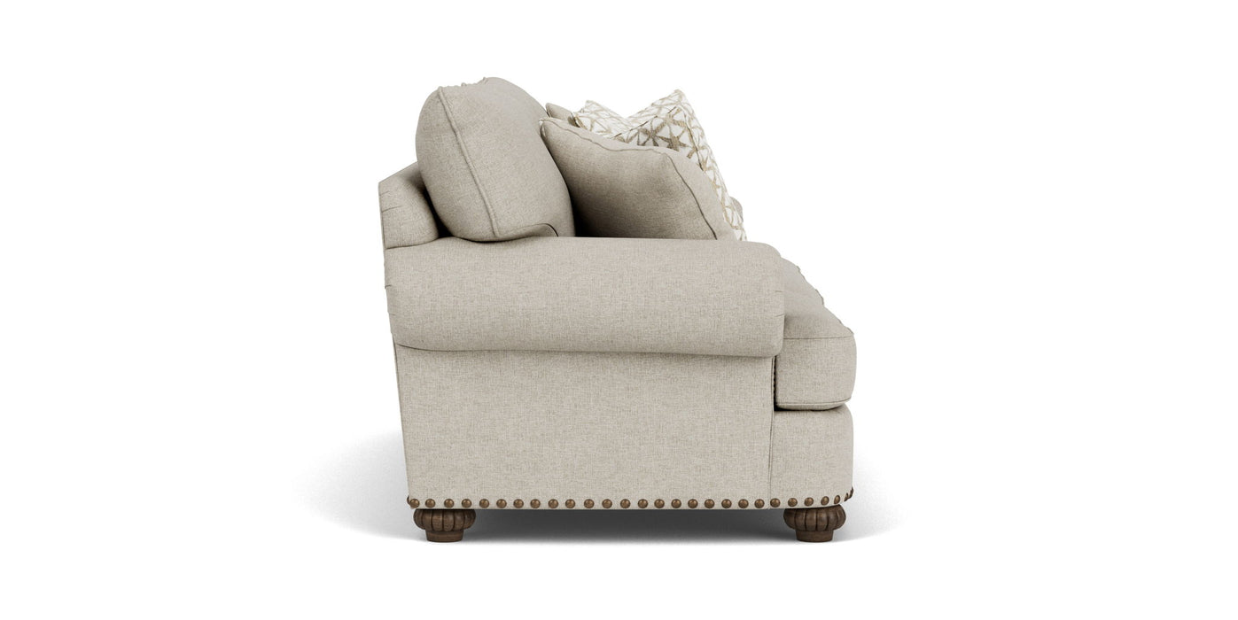 Patterson - Fabric Sofa, Nailhead Trim