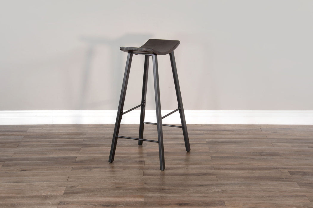Homestead - Saddle Seat Metal Barstool (Set of 2) - Tobacco Leaf