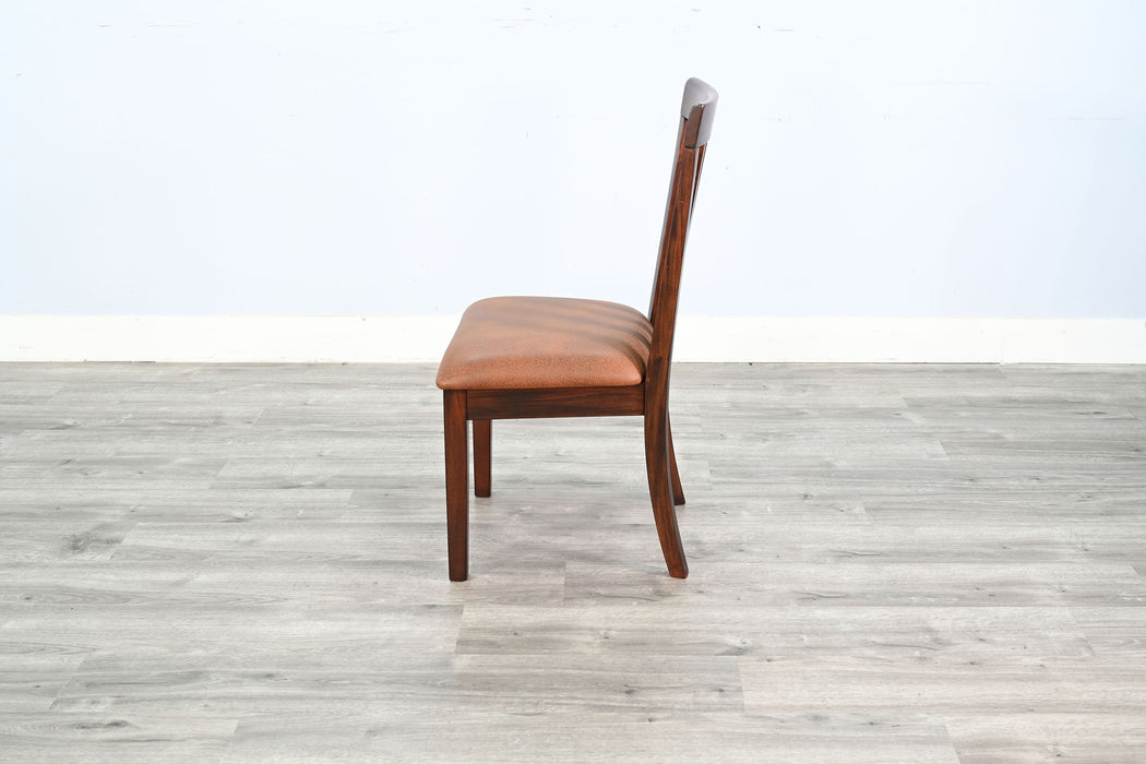 Santa Fe - Cushioned Slatback Dining Chair (Set of 2) - Dark Chocolate