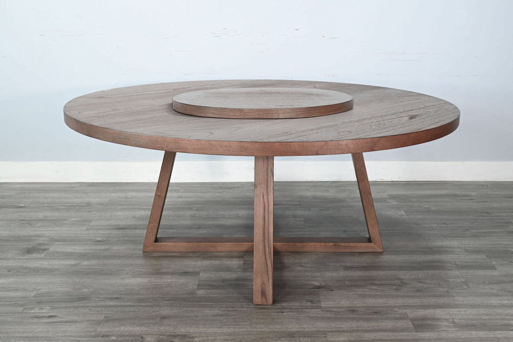 Mia - 36" Round Wood Lazy Susan
