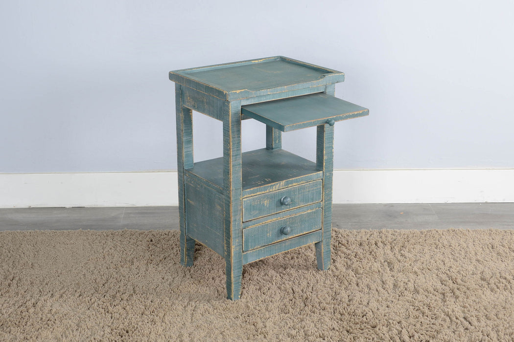 Marina - 27" Height Side Table - Sea Grass