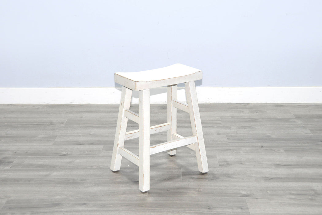 Marina - Stool With Wood Seat (Set of 2)