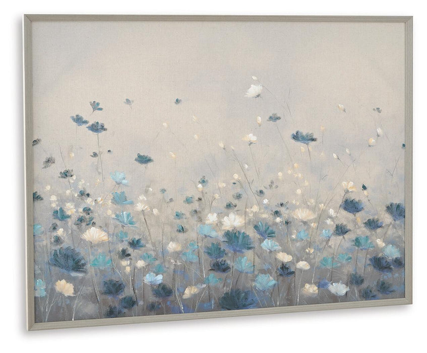 Claydale - Wall Art - Gray / Blue / White