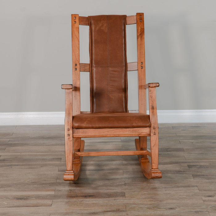 Sedona - Rocker, Cushion Seat & Back - Rustic Oak