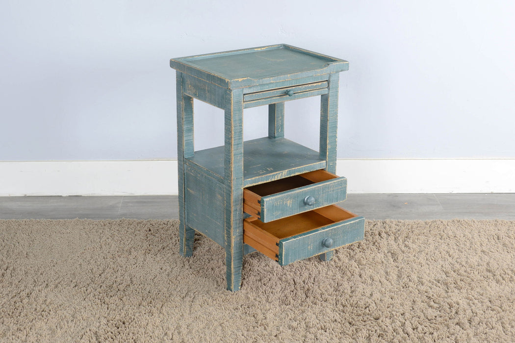 Marina - 27" Height Side Table - Sea Grass