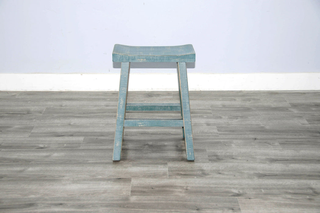 Marina - Stool With Wood Seat (Set of 2)