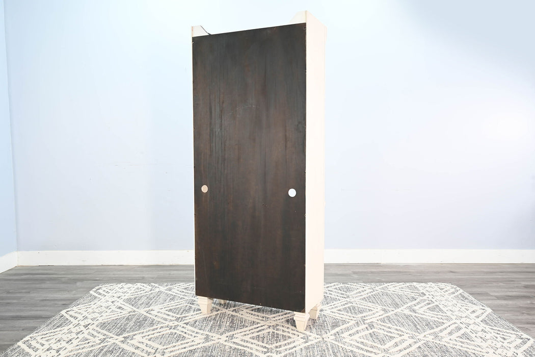 Pasadena - Bookcase Open - Buckskin / Marble White