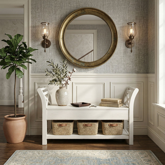 48" Accent Bench With Storage