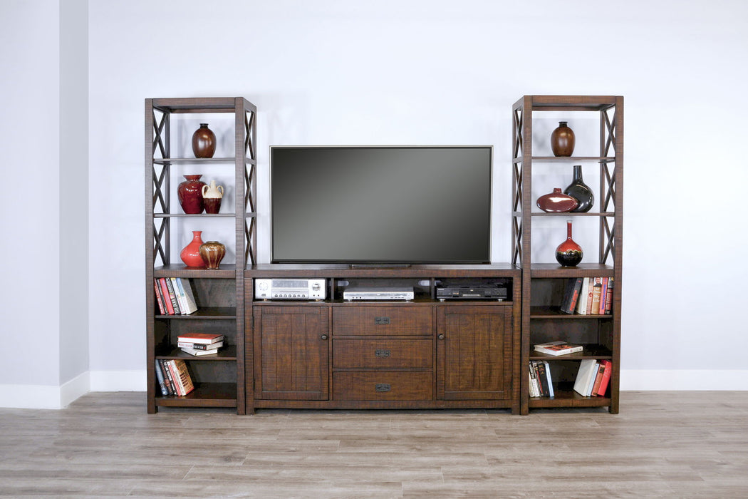 Homestead - Entertainment Wall (66,B,2Xp) - Tobacco Leaf