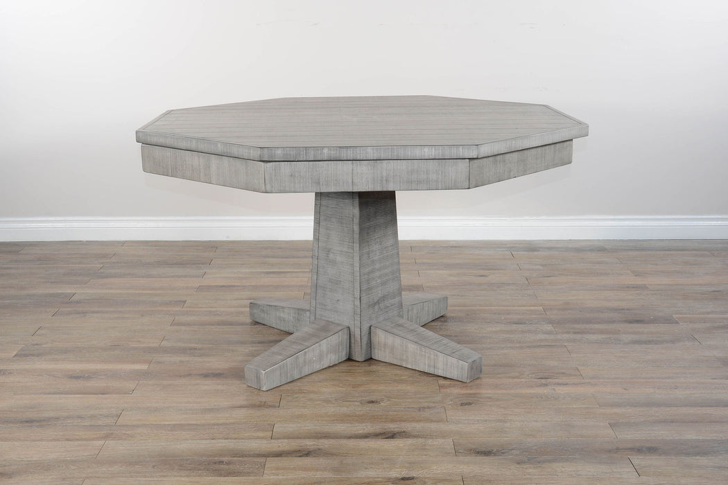 Alpine - Reversible Game And Dining Poker Table - Gray
