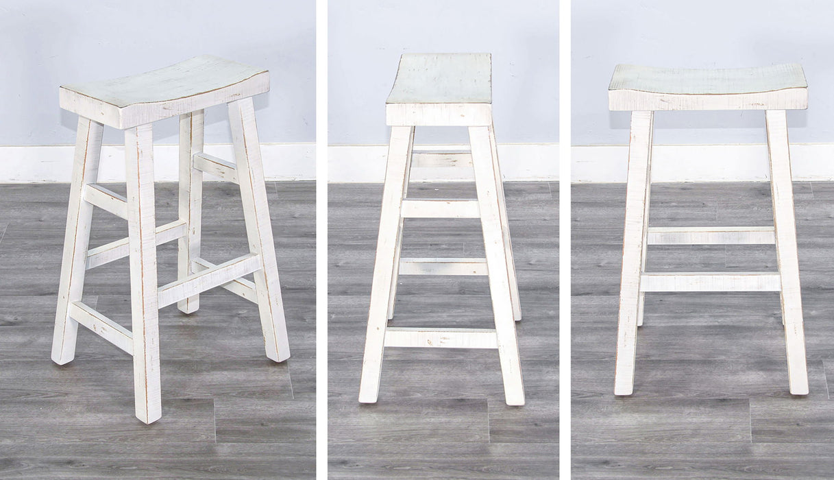 Marina - Stool With Wood Seat (Set of 2)